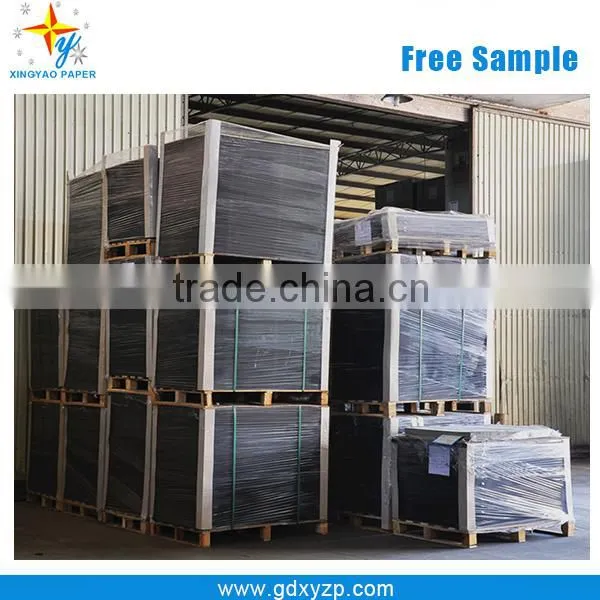 Wrapping And Packing Use Carbon Black Core Paper/ C1S Black Color Core Paper Board photo-5