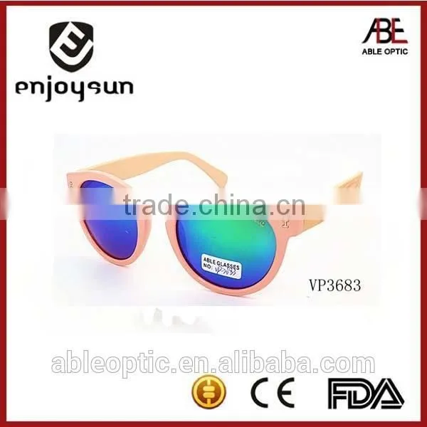 Lady Colorful Injection Round Sunglasses photo-5
