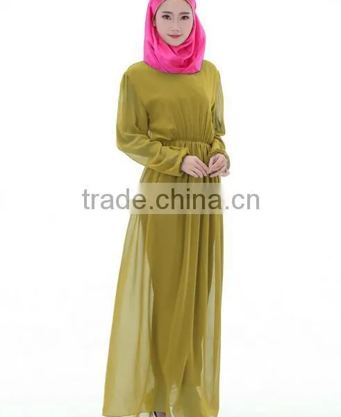 2015 Chiffon Kaftan for Muslim Woman photo-4