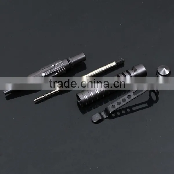 Newest Aviation Aluminum Alloy Writing Ballpoint Tactical Pen Self Defense With Emergency Hammer Easy Carry photo-4