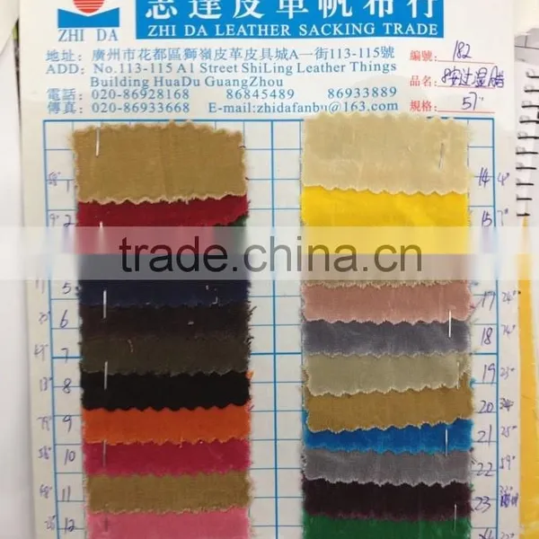 Canvas Fabric Cotton Canvas Waxed Fabric
