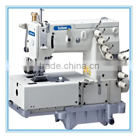 BR-1508P Flat-bed Double Chain Stitch Machine With Horizontal Looper Movement Mechanism