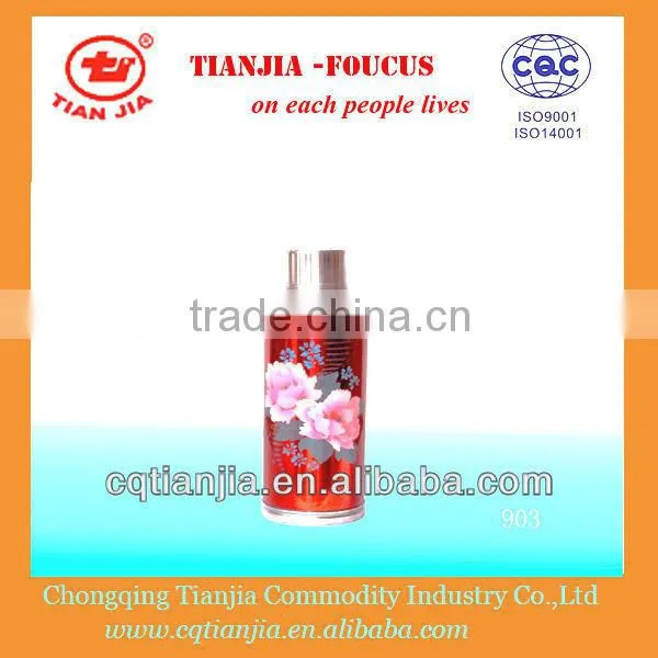 Old Design Painting-Flower,Outer Metal Body ,Inner Glass linered Thermos Bottle Flask 3200ML ( 913 )