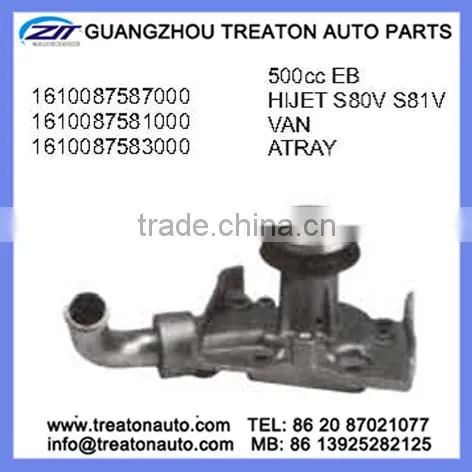 WATER PUMP FOR DAIHATSU 500CC EB/HIJET S80V S81V/VAN ATRAY 1610087587000 1610087581000 1610087583000
