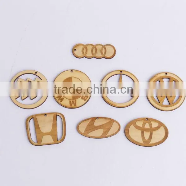 Wood Crafts, Different Wood Carving Car Logos