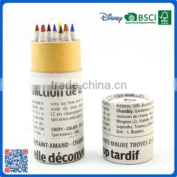 2016 New Promotion Newspaper Color Pencil in Tube Sets Supplier's Choice photo-3