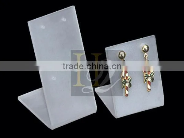 Frosted Acrylic Necklace Jewelry Display Stand photo-3