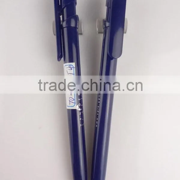 Dark Blue Plastic Ball Pen Writing Instruments photo-2