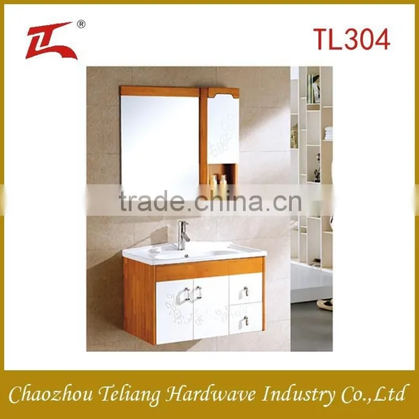 Chaozhou Manufacturer Solid Wood Bathroom Furniture