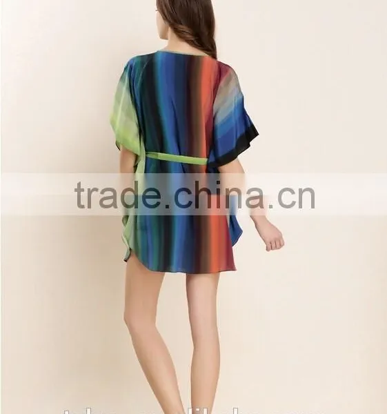 Loose Comfortable Short Sleeve Silk Pajama photo-4