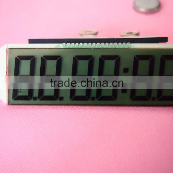 Negative Transparent Fuel Dispenser Lcd Display,segment Digit Small Lcd Screen photo-2