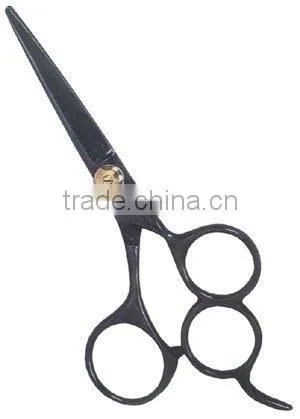 High Quality Black 3 Rings Barber Scissor
