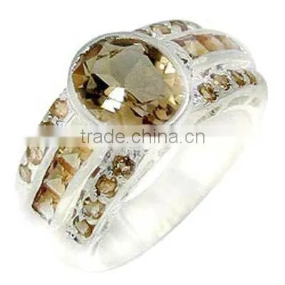 CUTE! CITRINE Ring & .925 Sterling Silver Ring Online Silver Jewelry Wholesaller
