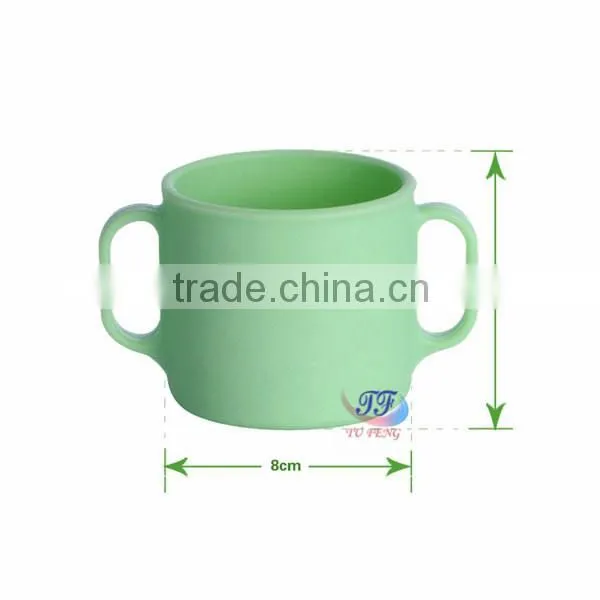 China Silicone Green Silicone Drinking Cup Sleeve /hot Sale Heat Resistance Silicone Cup photo-4