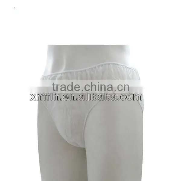Men Disposable Paper Underwear(7pcs/opp Bag) photo-3