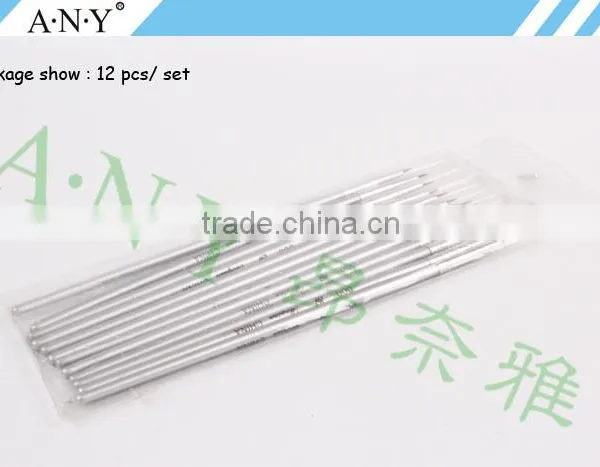 ANY Nail Art Beauty Design Wood Handle Cheap Nail Painting 12PCS Nail Brush Set photo-2