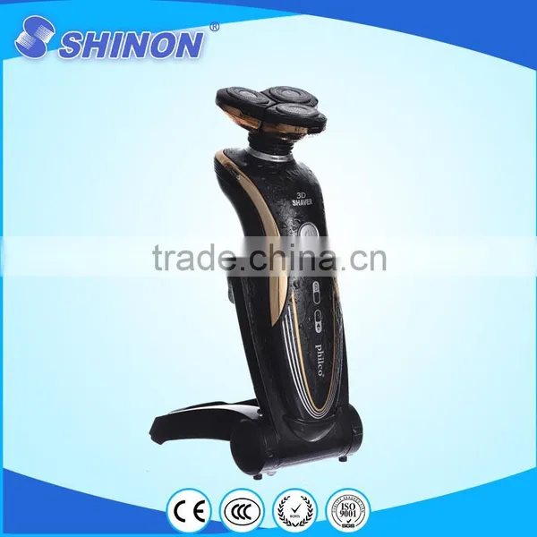 New Arrival 3 Head 3 in 1 12v Black Man Electric Shaver for Men photo-2