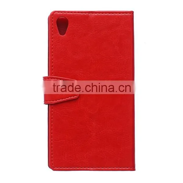 Wholesale Flip Cover Leather Case For Sony Xperia M4 Aqua,For Sony Xperia M4 Aqua Book Cover Stand Case photo-2