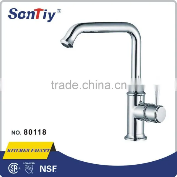 Brass Waterfall Kitchen Mixer Faucet Above The Vessel photo-4