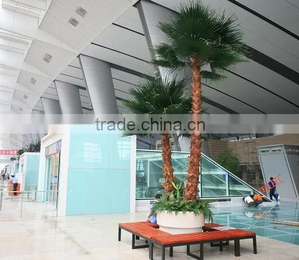 Artificial Palm Tree Decoration Design For Airport Interior Decoration photo-4