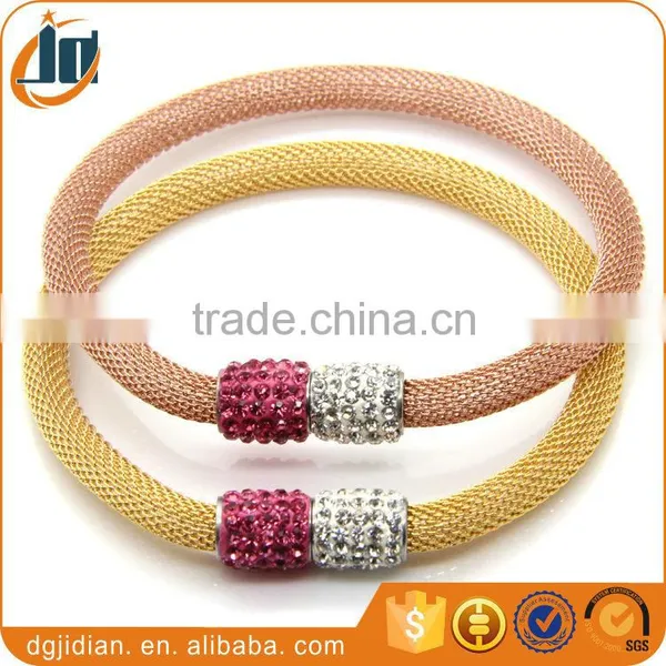 Best Selling Products 2016 Stainless Steel Twisted Wire Charm Bracelet photo-2