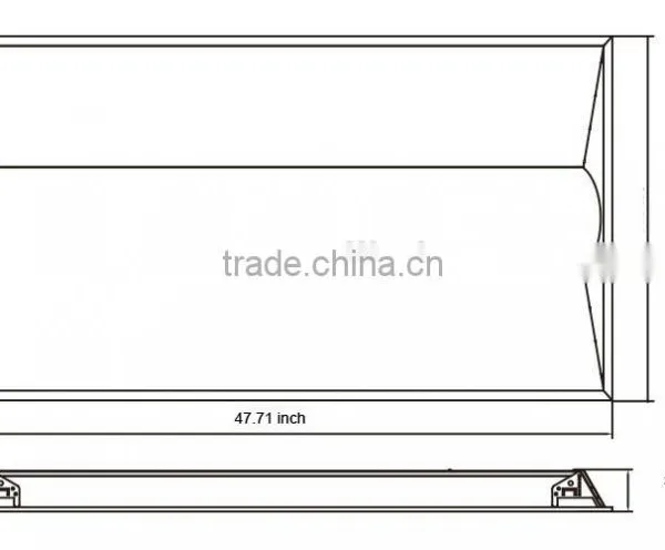 2x4 LED Troffer DLC UL Approved, 42W 4000K LED Troffer Light, Parabolic LED Troffer Light 5 Year Warranty photo-3
