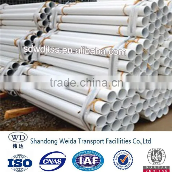 Powder Coating Highway Guard Rail Steel Pipe Post photo-3