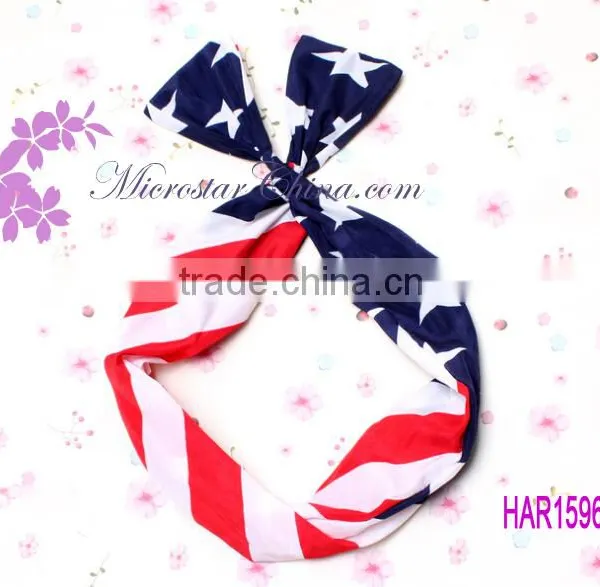Wholesale Lady Girls Cute Rabbit Bunny Ear Hair Accessory Headband Hairband Wire Wra photo-2