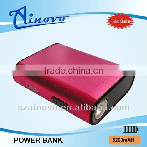 2016 Metal Case Flashlight Function New Design 5600MA Power Bank photo-2