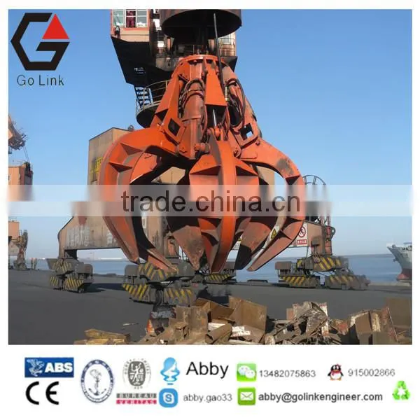 Electric Hydraulic Orange Peel Grab Steel Scrap Grabs Housing Waste Grapple China Manufacture Garbage Grab Crane photo-3