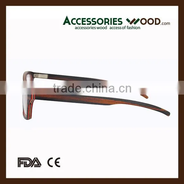 Wood Frame Sunglases Custom Wooden RX Glasses photo-3
