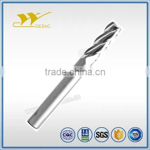 4 Flute Standard Length Square End Mill for Aluminum Milling