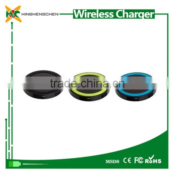Universal ce Rohs Fcc Portable qi Wireless Power Bank Charger Pad for Mobile Phone photo-3