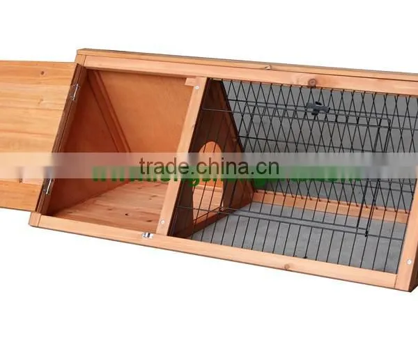 Triangle Wooden Rabbit Cage photo-2