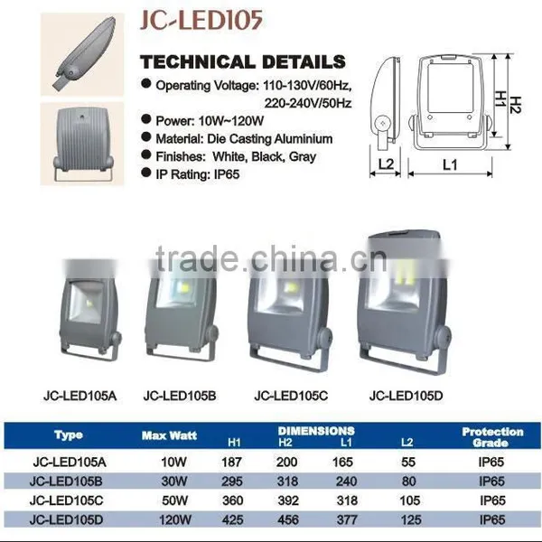 10w 30W 50W 70W 120W Led Flood Light,aluminium Flood Led Lamp Housing,waterproof Flood Lights photo-2