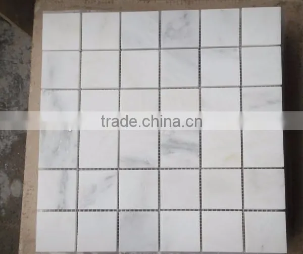 White Marble Mosaic Tile on Sale photo-2