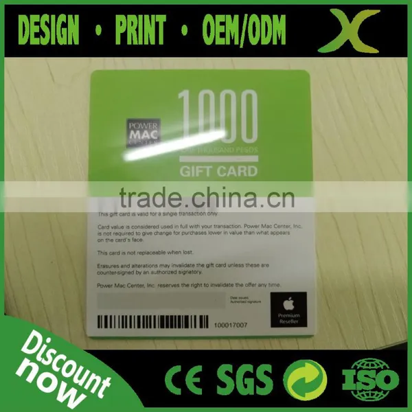 Free Design~~~!!! Best PVC Barcode Card/ PVC Barcode Member Card photo-3