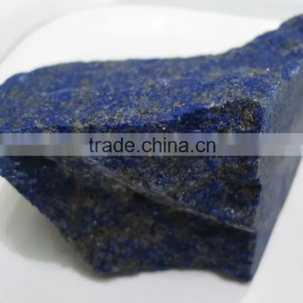 Natural Afghan Lapis Lazuli Rough Gemstone With Rare Golden Matrix Opaque Blue Color Good Quality photo-2