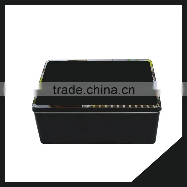 Empty Pretty Large Metal Biscuit Tin Box For Home With Competitive Price photo-2