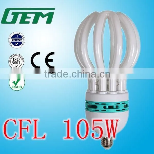 2700-6500K Popular Design 9-18W 45-105W CFL Lamp Lotus 4U photo-4