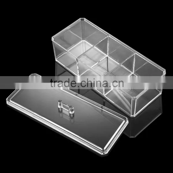 Multi-functional Plastic Transparent Cosmetic Organizer Jewelry Makeup Products Storage Box photo-6