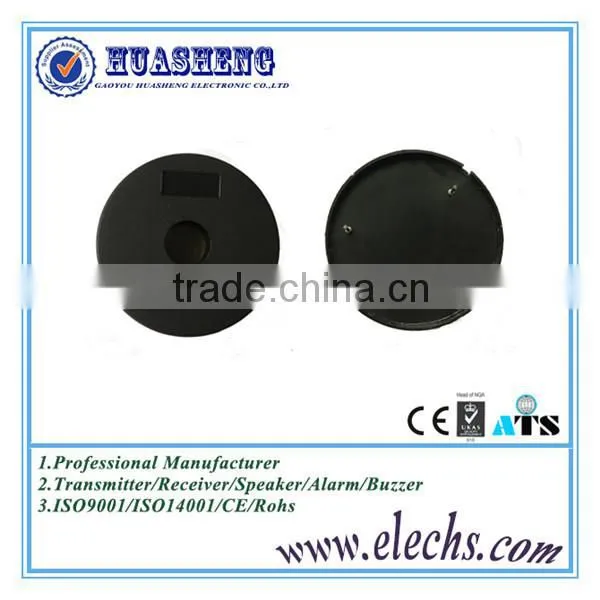 China Huasheng Black Round Piezoelectric Ceramic Buzzer