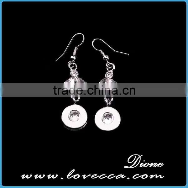 Turkish Fashion Jewelry Wholesale Elegant Silver Women Crystal Earrings photo-4