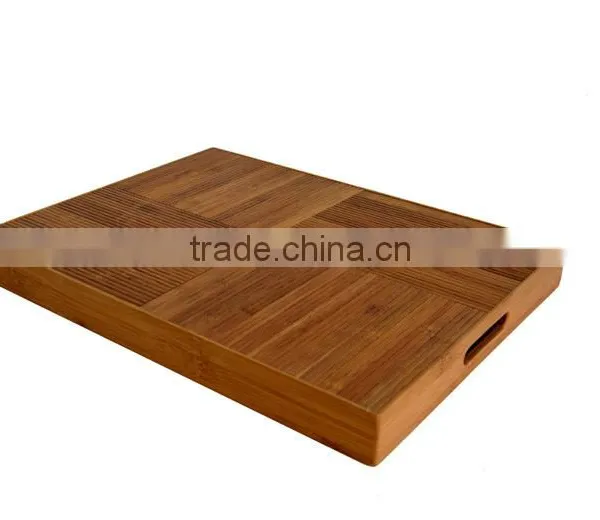 DT028/Simply Bamboo Extra Large Bamboo Wood Rectangle Serving Tray photo-3