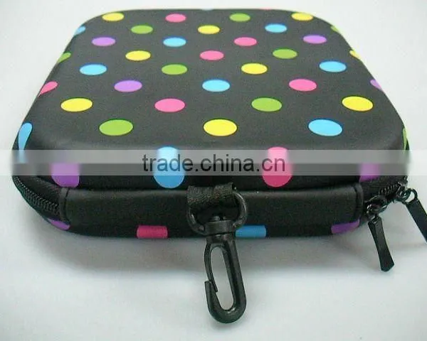 New pu Leather CD Case Stylish Eva pu Leather CD Case and Hard Waterproof Eva pu Leather CD Case