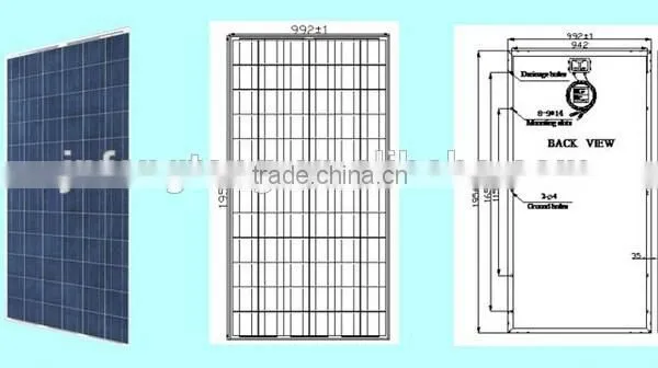 High Efficiency Cells 260W-265W-270W-275W-280W-285W-290W-300W Polycrystalline Silicon Solar Panels photo-3