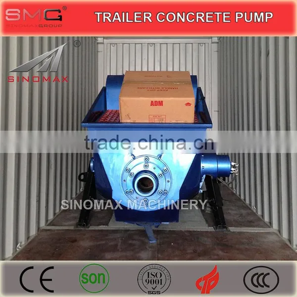 20m3, 25m3, 30m3 40m3 Small Portable Concrete Pump, Mini Mobile Concrete Pump, Trailer Mounted Concrete Pump for Sale photo-6