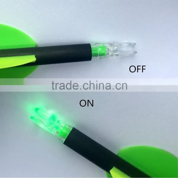 New Lighted Nock Bow and Arrow Bowstring Activated On-off Switch for Hunting photo-2