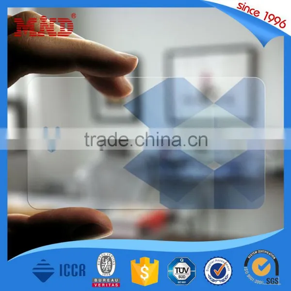 MDP417 Custom Transparent Plastic Business Card photo-6
