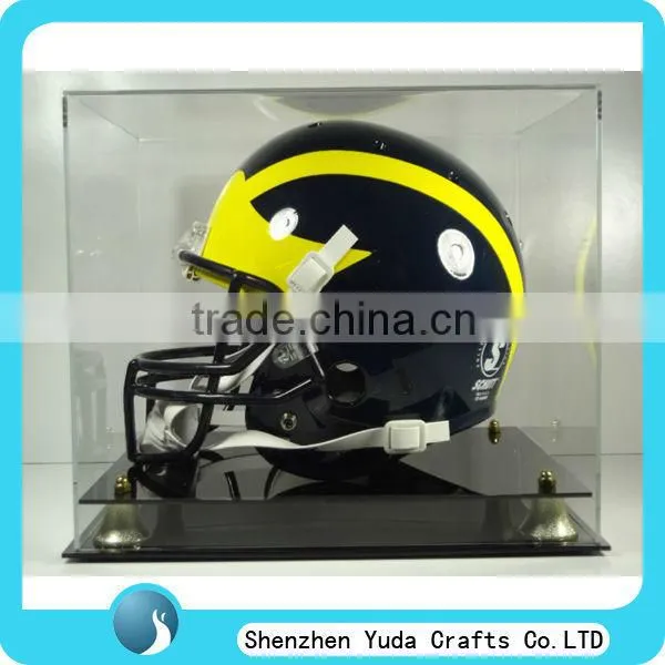 Full Sized Acrylic Football Helmet Display Case,acrylic Products Display Case